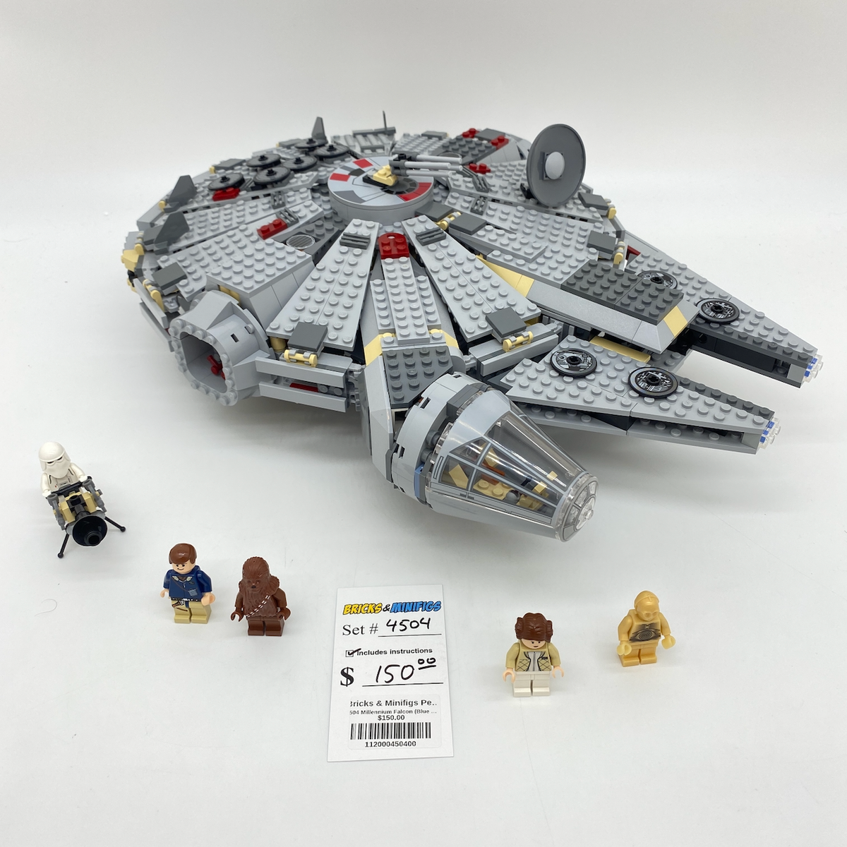4504 Millennium Falcon (Blue Box Version) (U) product image 1, provided for visual reference and product detail review