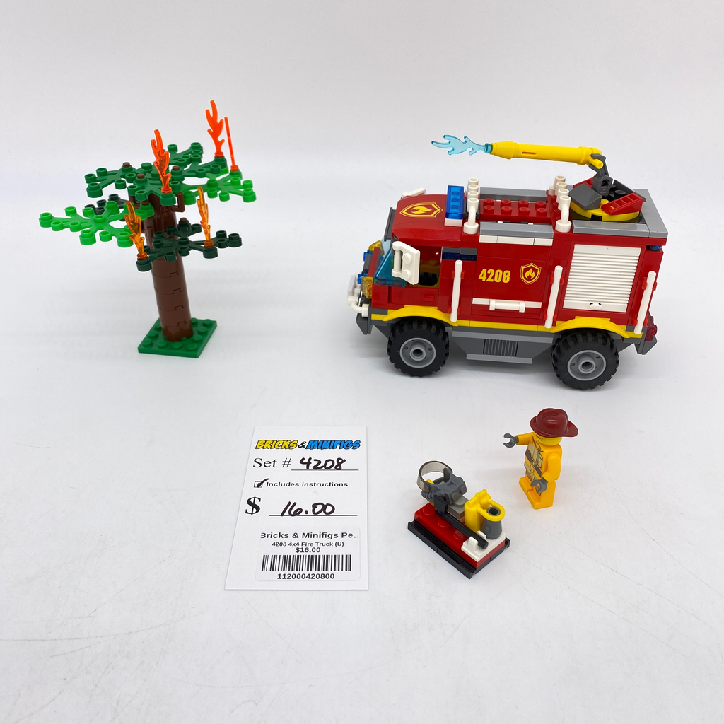 4208 4x4 Fire Truck (U) product image 2, provided for visual reference and product detail review