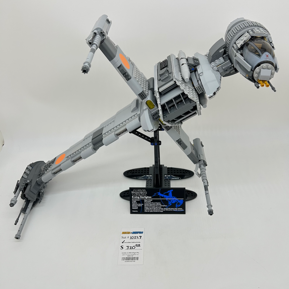 10227 B-wing Starfighter (U) product image 1, provided for visual reference and product detail review