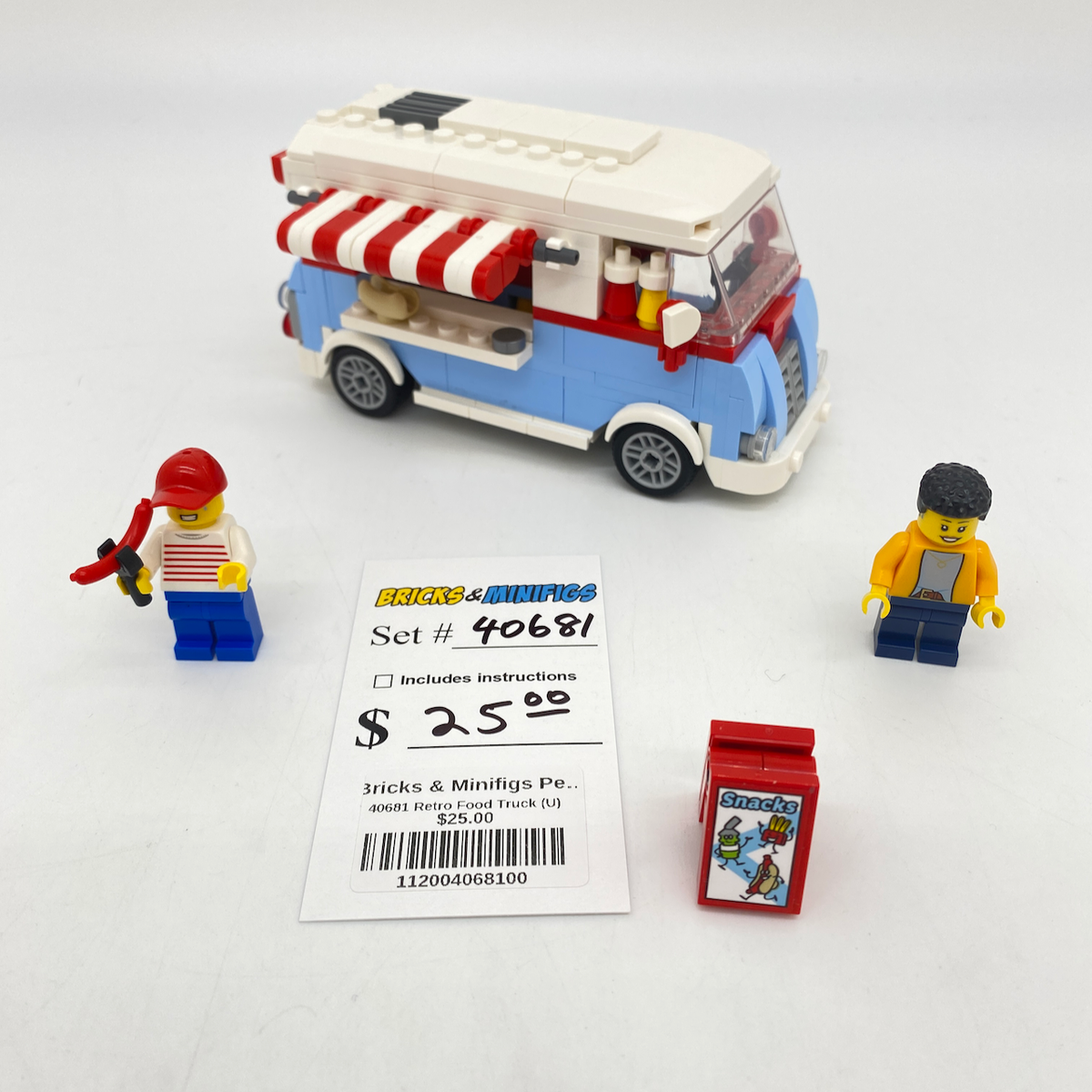40681 Retro Food Truck (U) product image 1, provided for visual reference and product detail review