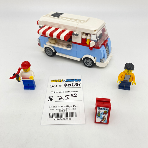 40681 Retro Food Truck (U) product image 1, provided for visual reference and product detail review