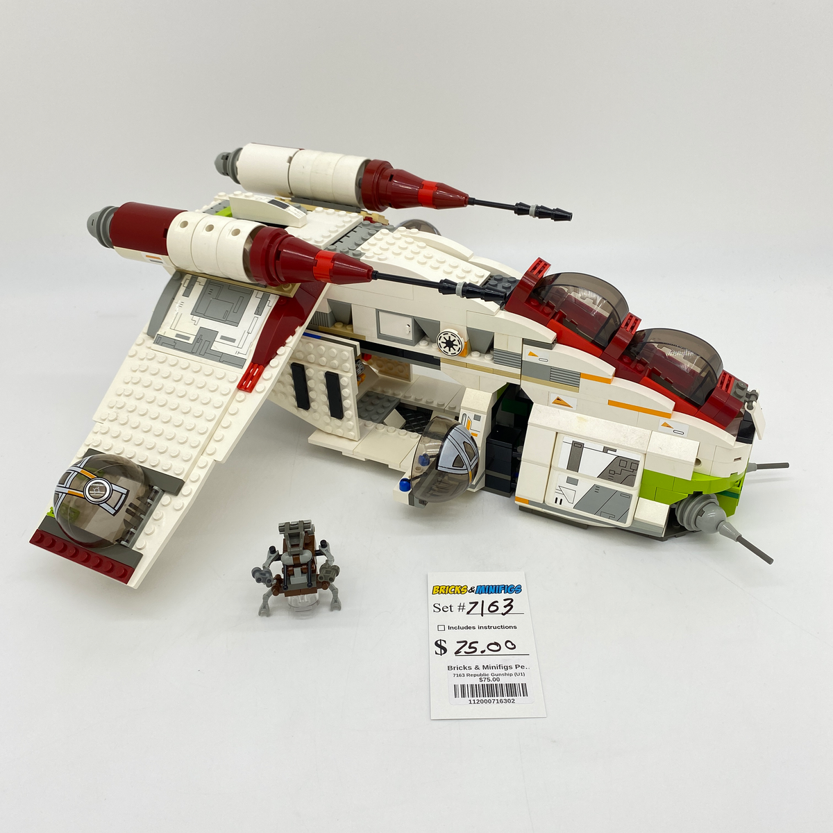 7163 Republic Gunship (U2) product image 1, provided for visual reference and product detail review