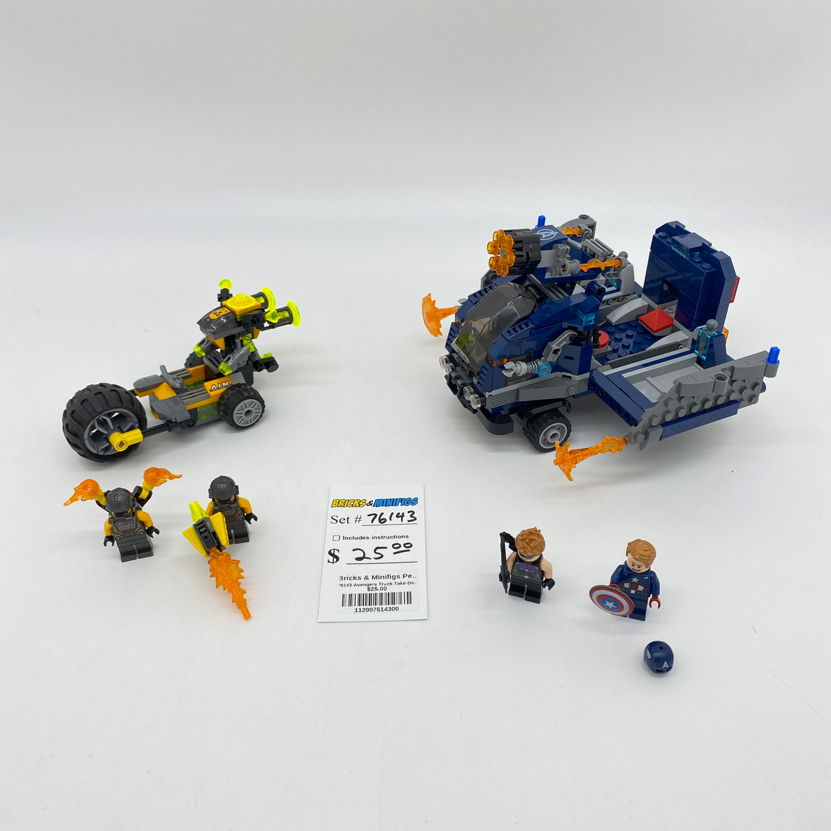 76143 Avengers Truck Take-down (U) product image 1, provided for visual reference and product detail review