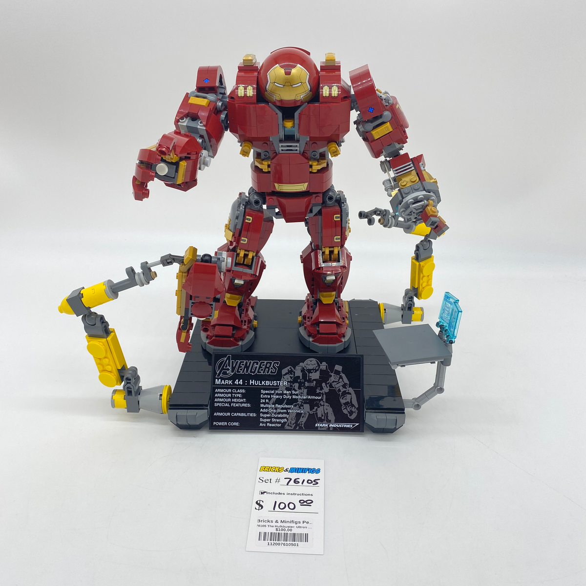 76105 The Hulkbuster: Ultron Edition (U1) product image 1, provided for visual reference and product detail review