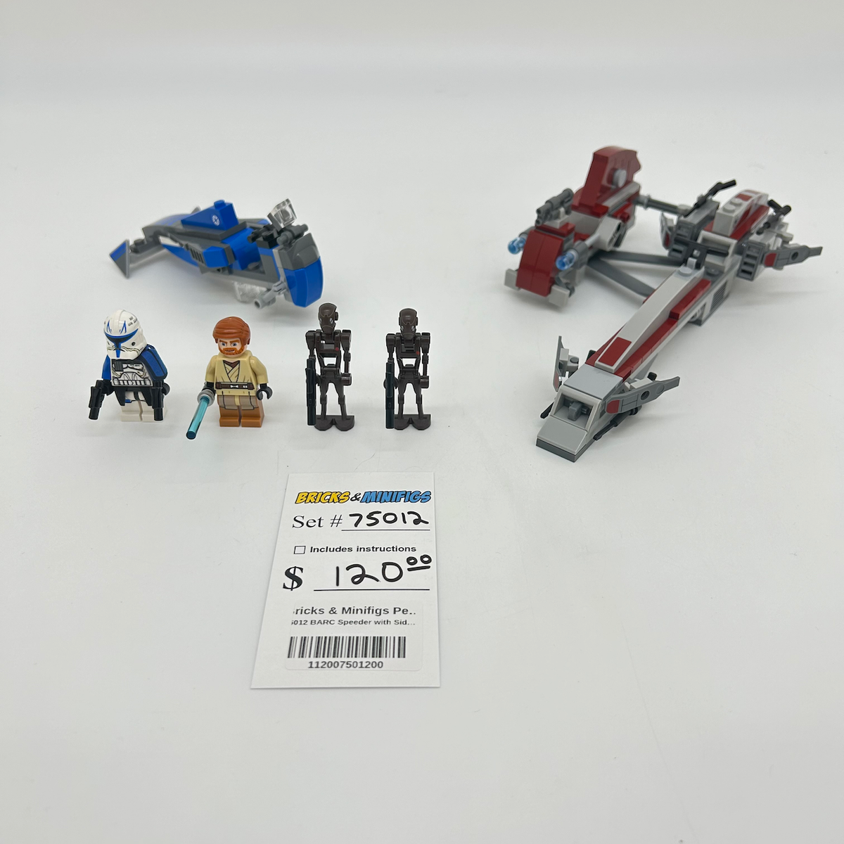 75012 BARC Speeder with Sidecar (U) product image 1, provided for visual reference and product detail review