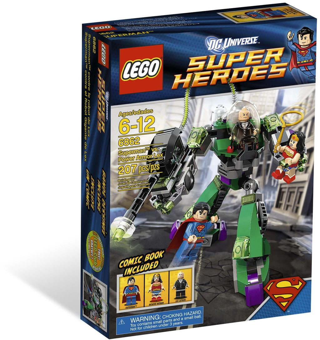 6862-2 Superman vs Power Armour Lex product image 1, provided for visual reference and product detail review