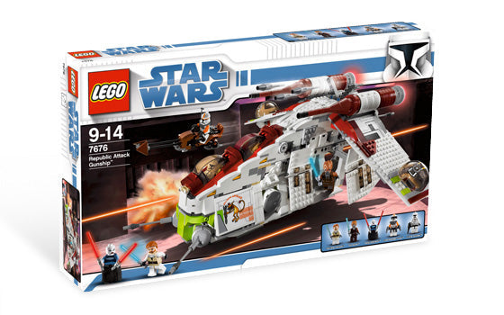 7676 Republic Attack Gunship (C) product image 2, provided for visual reference and product detail review