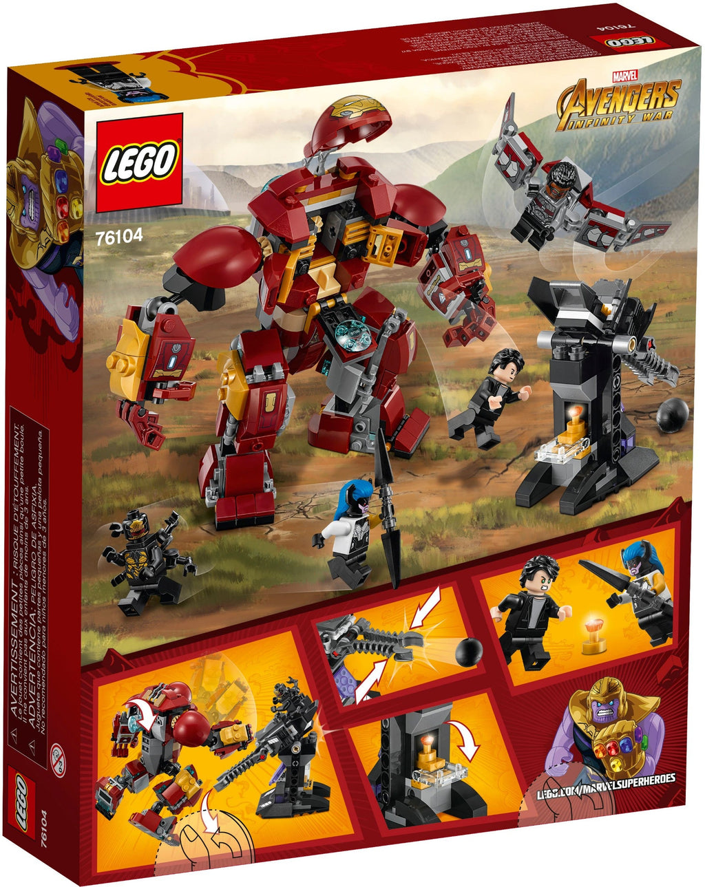 76104 The Hulkbuster Smash-Up product image 2, provided for visual reference and product detail review