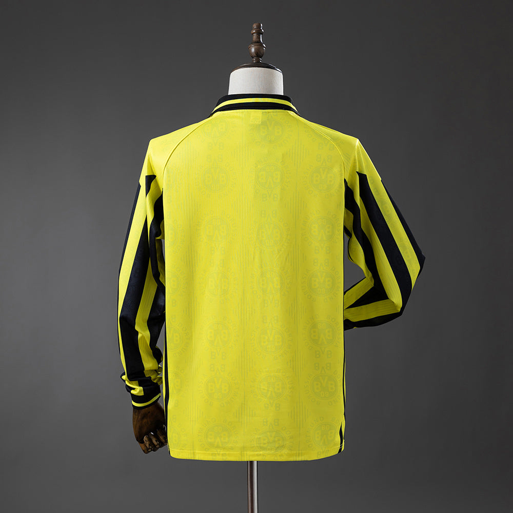 Dortmund Home Jersey 1996-97 Retro Football Kit Long Sleeves product image 9