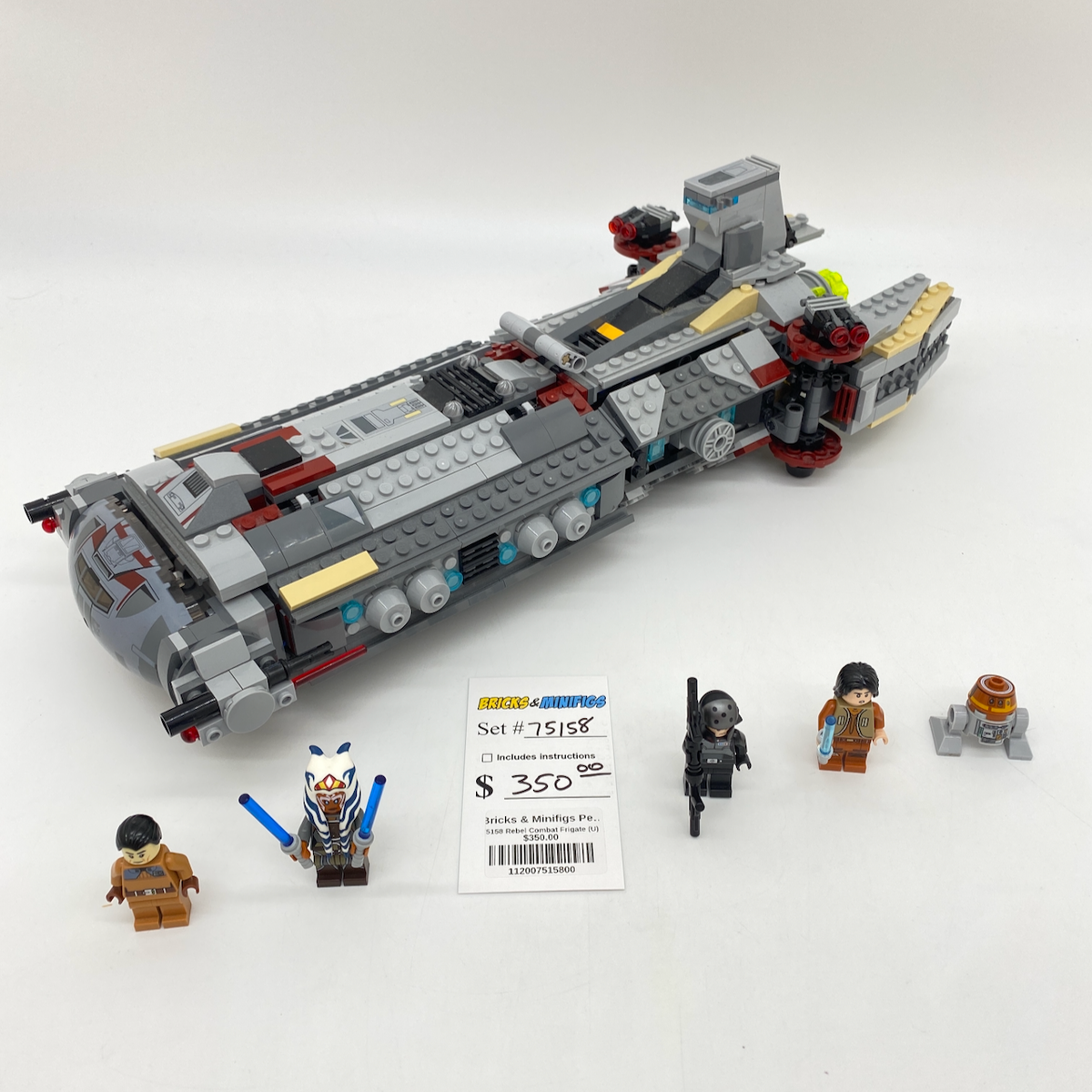 75158 Rebel Combat Frigate (U) product image 1, provided for visual reference and product detail review
