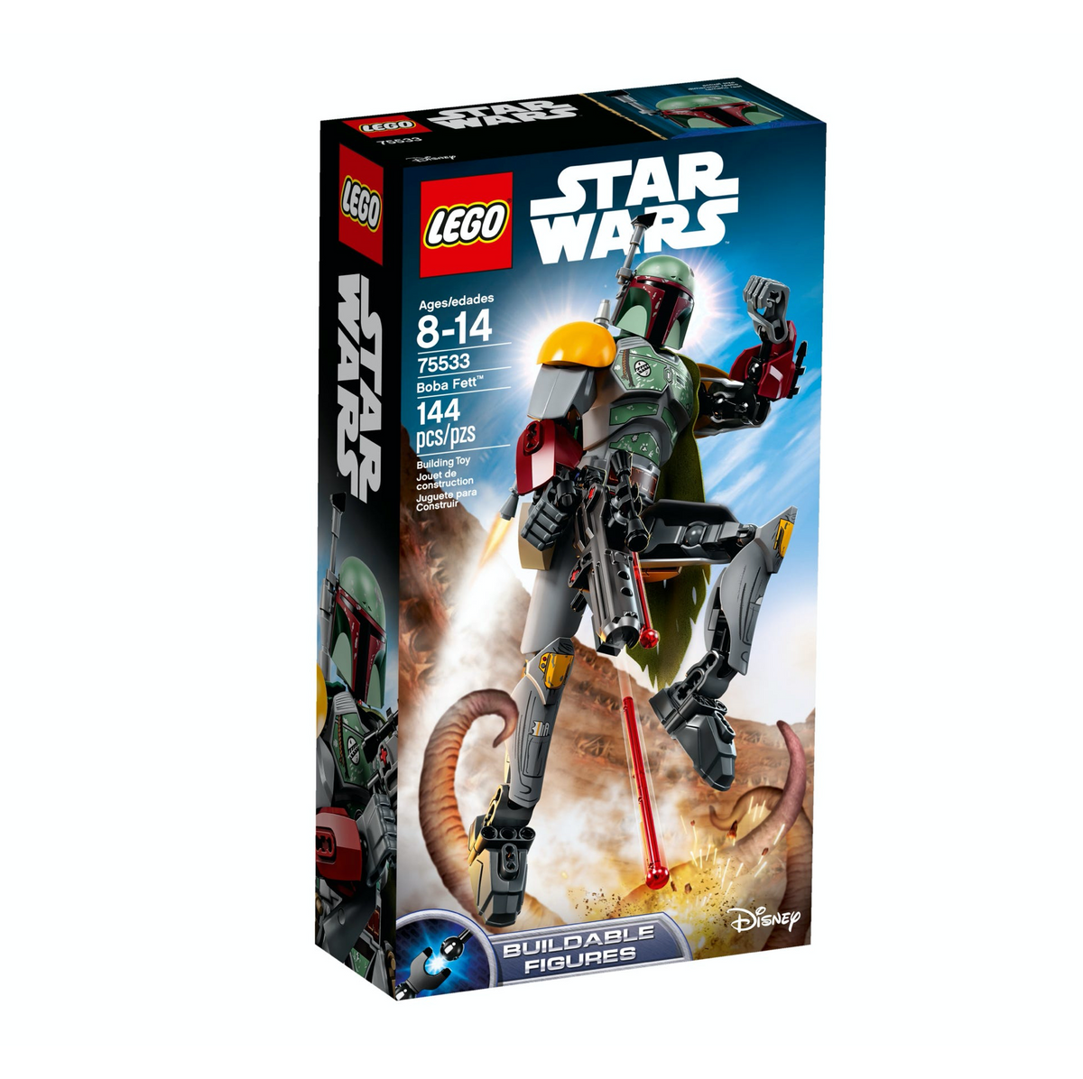75533 Boba Fett product image 1, provided for visual reference and product detail review