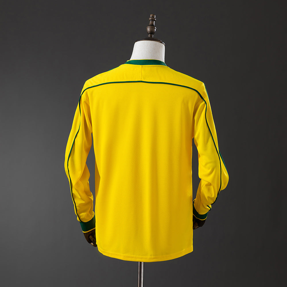 Brazil Jersey 1998 Home Retro Football Kit Long Sleeves product image 2