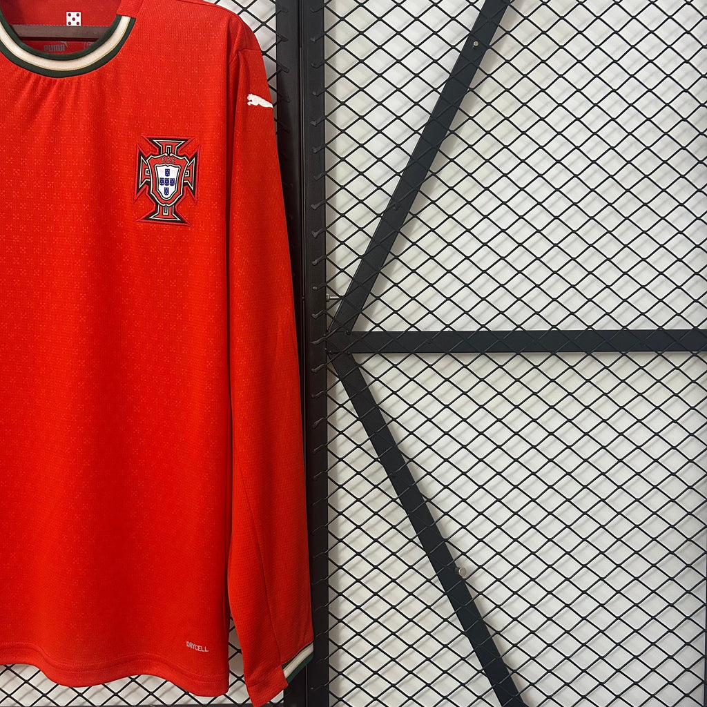 Portugal Jersey 25/26 Home Long Sleeves Ronaldo Football product image 7