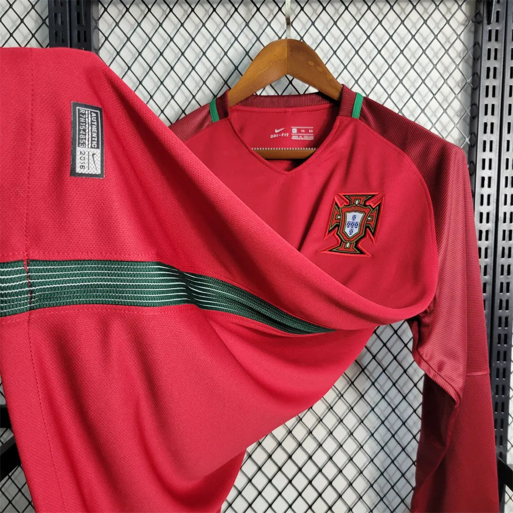 Portugal Jersey Home kit 16-17 Retro Long Sleeves product image 7