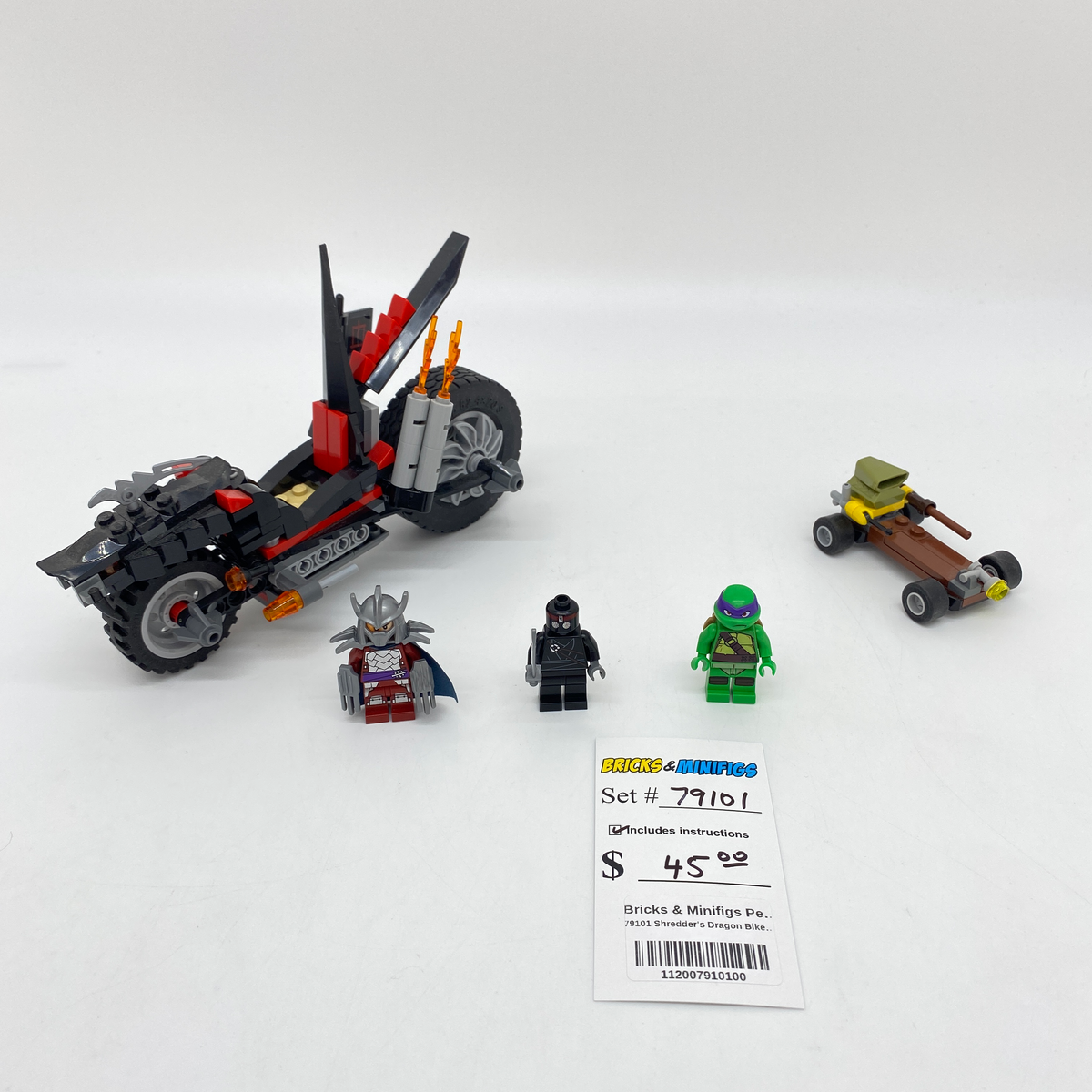 79101 Shredder's Dragon Bike (U) product image 1, provided for visual reference and product detail review