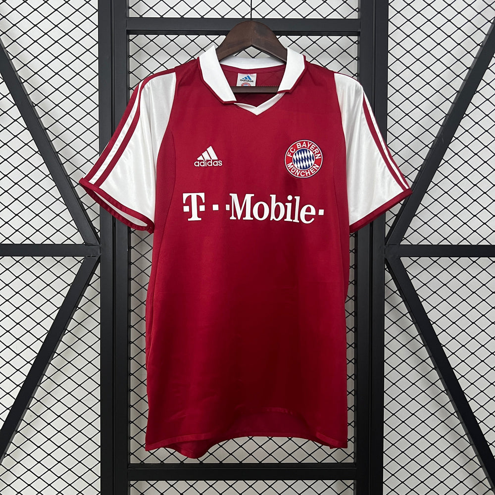 Retro Bayern Munich Jersey 2003-04 Home Football Kit Soccer