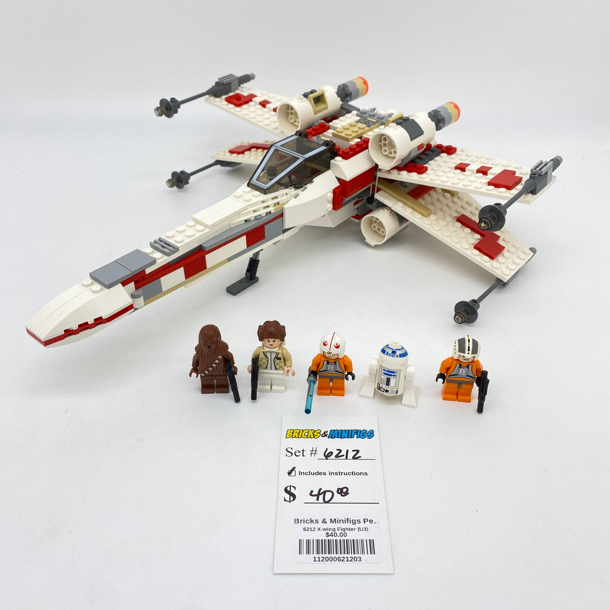 6212 X-wing Fighter (U3) product image 1, provided for visual reference and product detail review