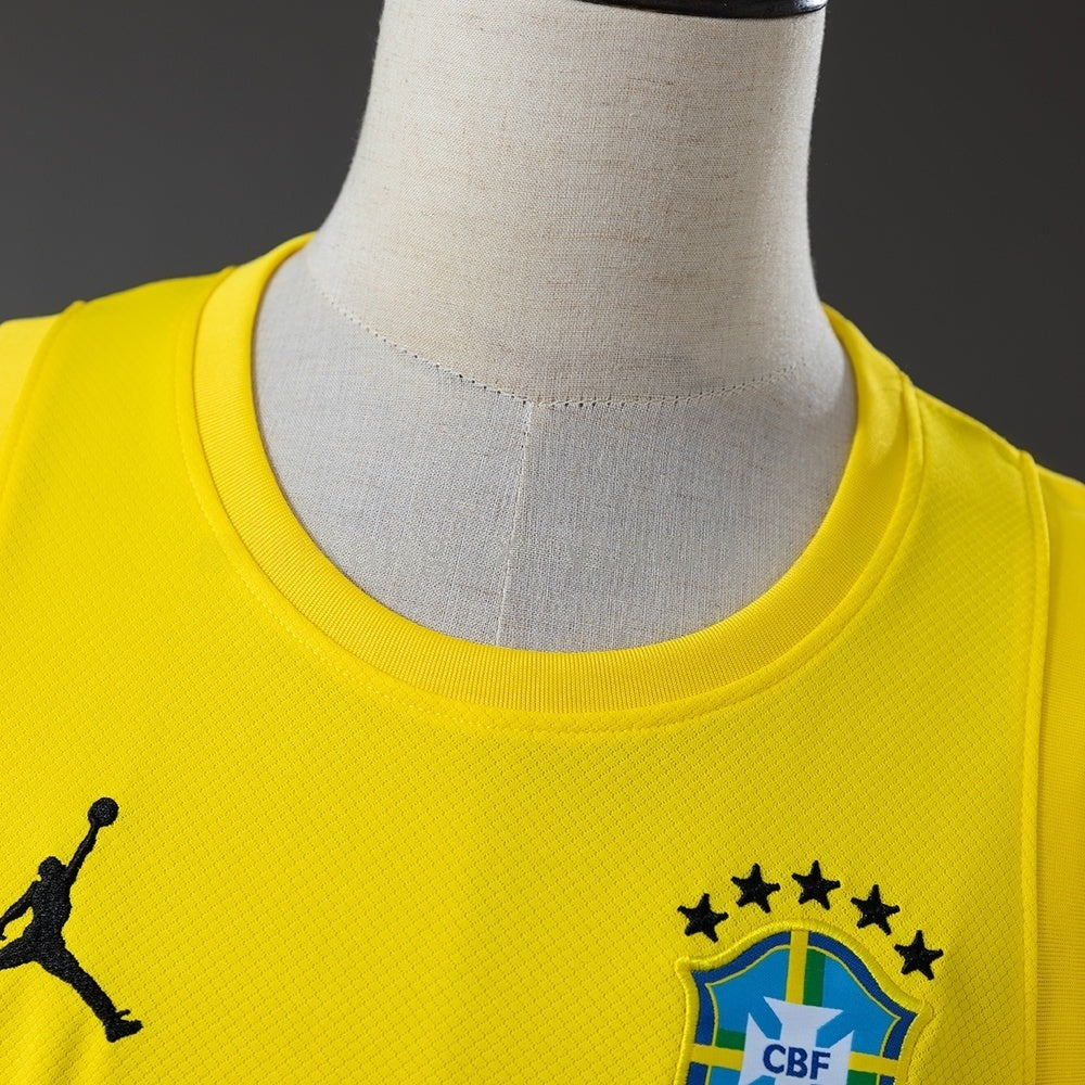Brazil Training Vest Jersey 2026-2027 Football Kit Soccer product image 5