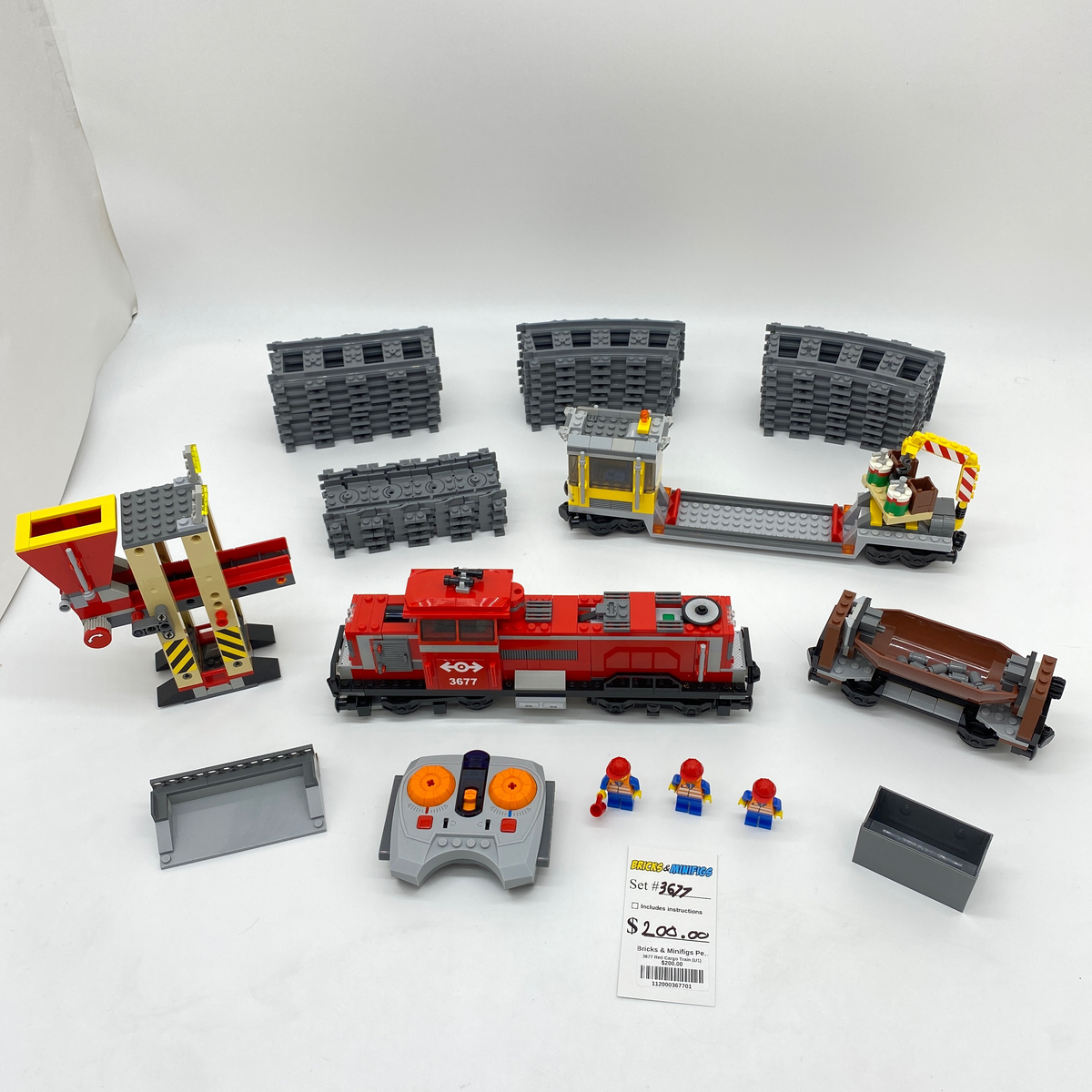 3677 Red Cargo Train (U1) product image 2, provided for visual reference and product detail review