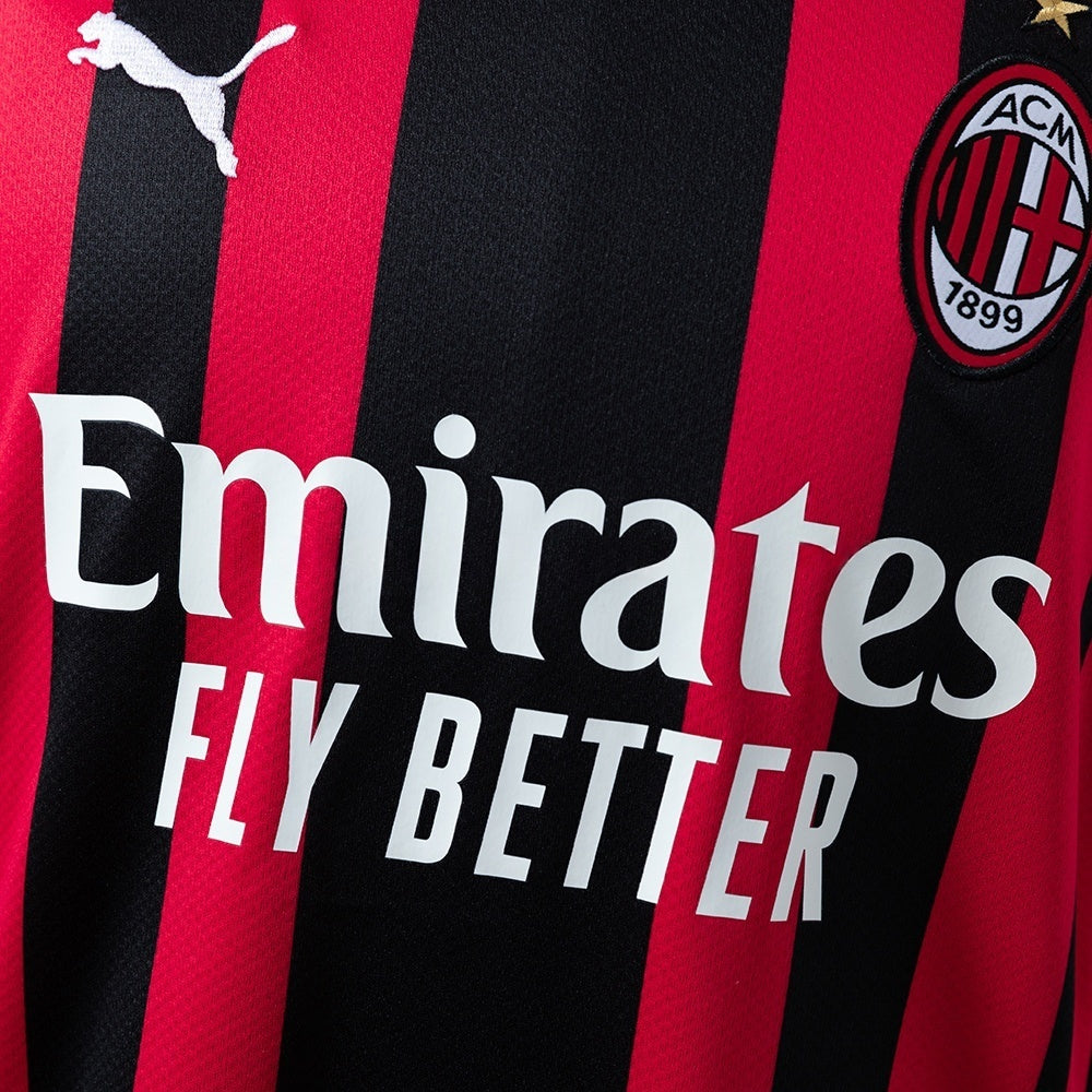 AC Milan Home Jersey 2021-22 Retro Football Kit Soccer product image 6
