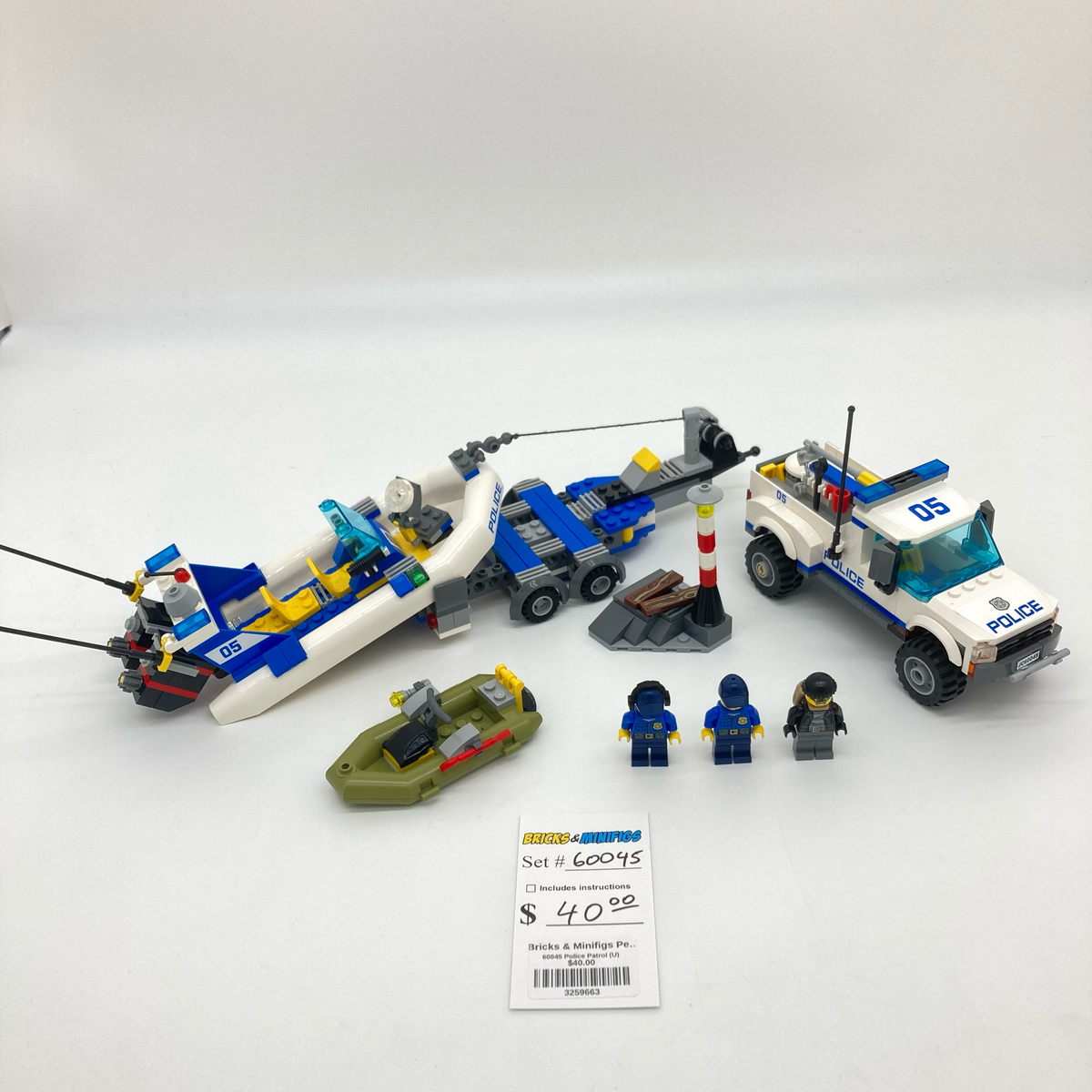 60045 Police Patrol (U) product image 1, provided for visual reference and product detail review