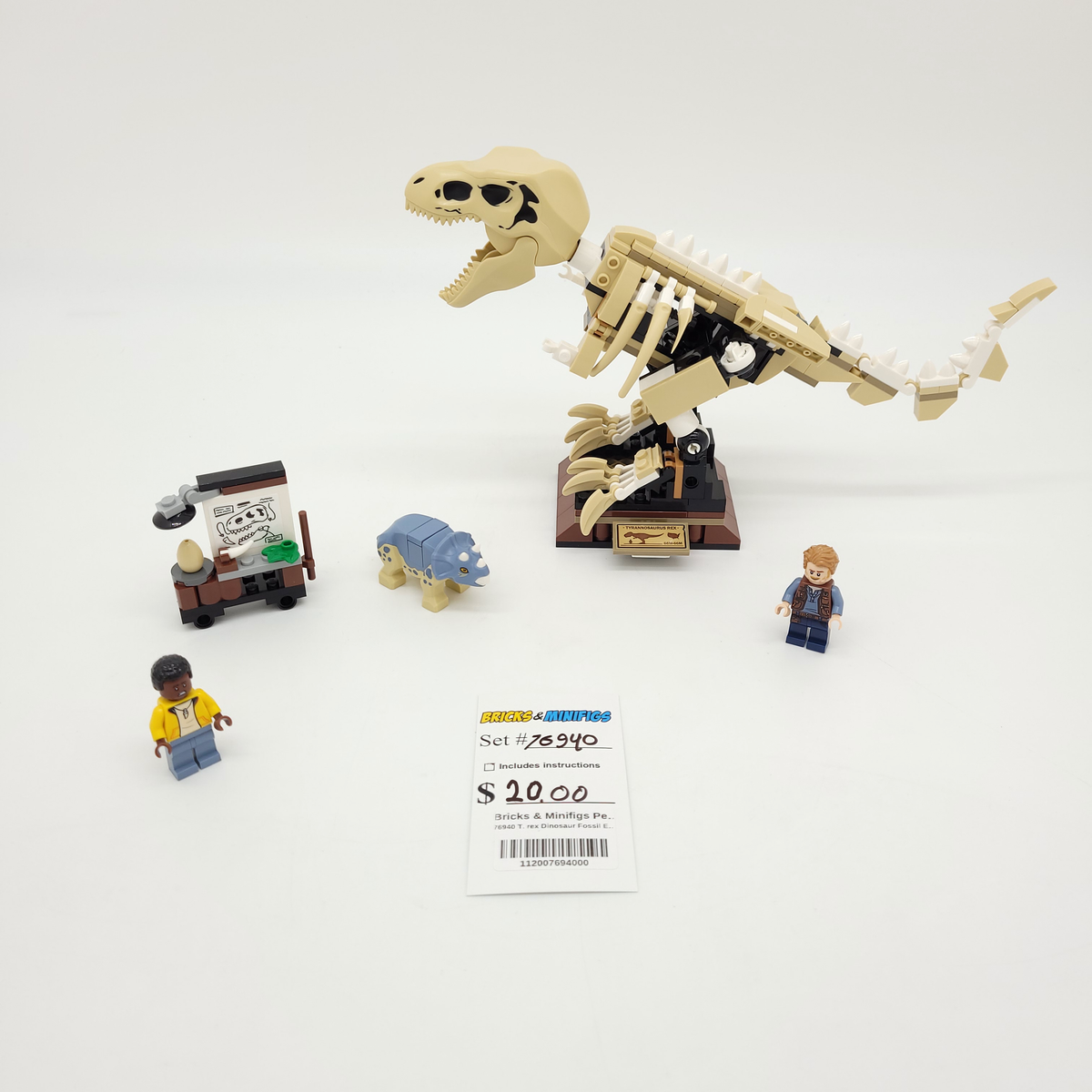 76940 T. rex Dinosaur Fossil Exhibition (U) product image 1, provided for visual reference and product detail review