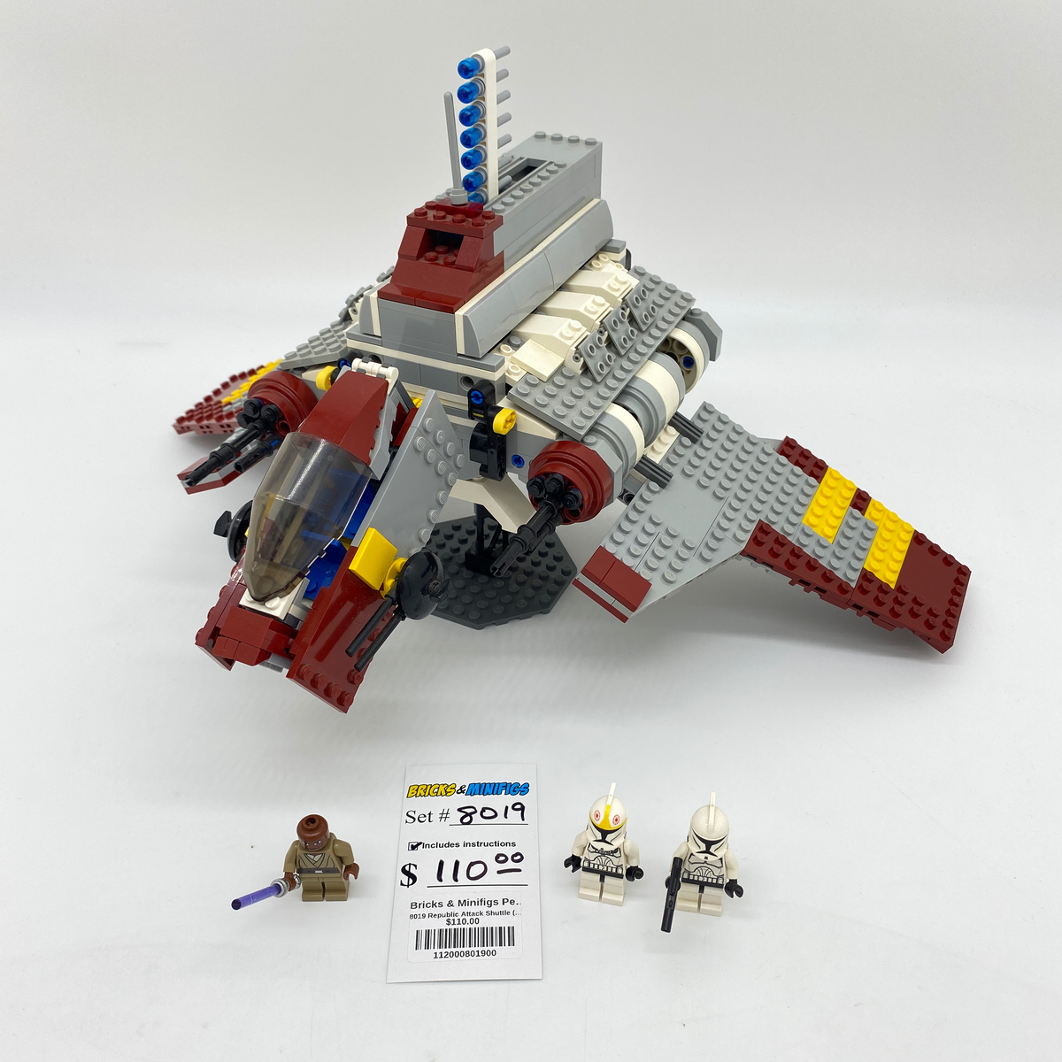 8019 Republic Attack Shuttle (U) product image 1, provided for visual reference and product detail review