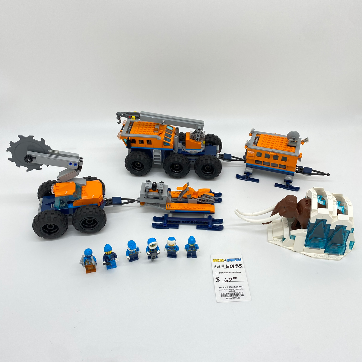 60195 Arctic Mobile Exploration Base (U) product image 1, provided for visual reference and product detail review
