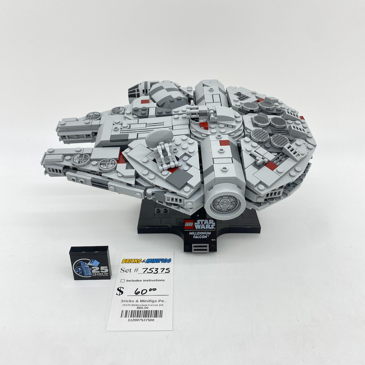 75375 Millennium Falcon (U) product image 1, provided for visual reference and product detail review