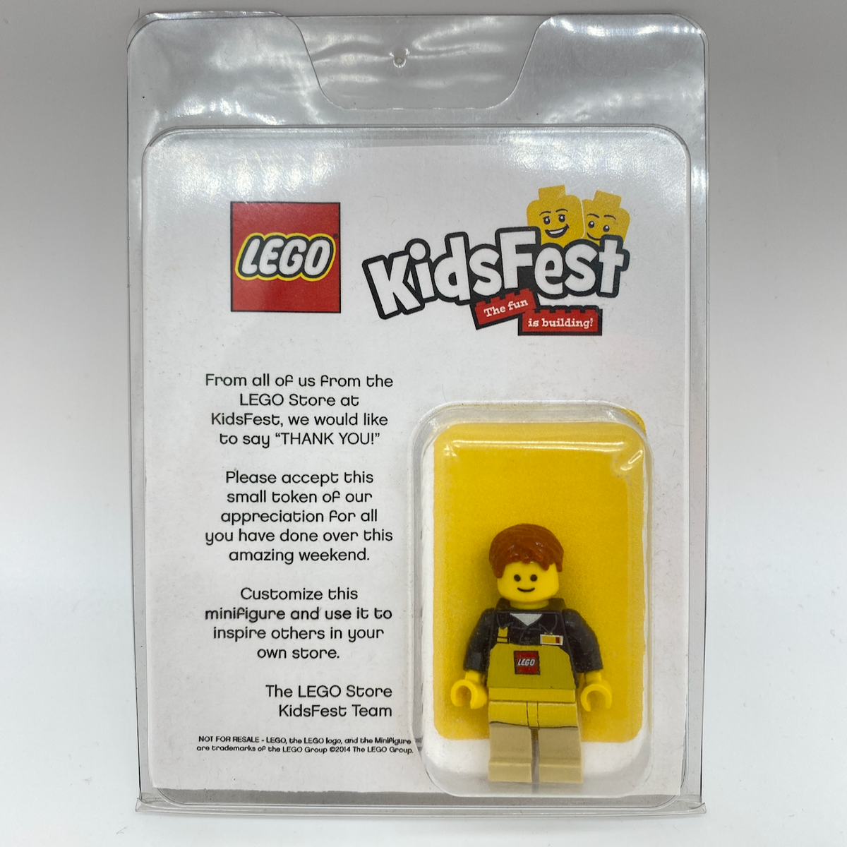 LEGO Employee, Male with Apron, LEGO Store at Kidsfest 2013 product image 1, provided for visual reference and product