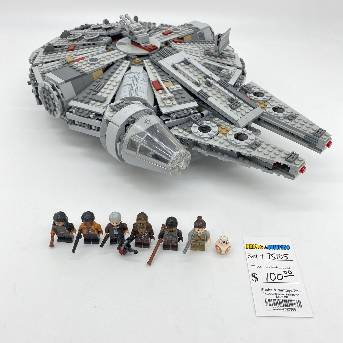 75105 Millennium Falcon (U) product image 1, provided for visual reference and product detail review