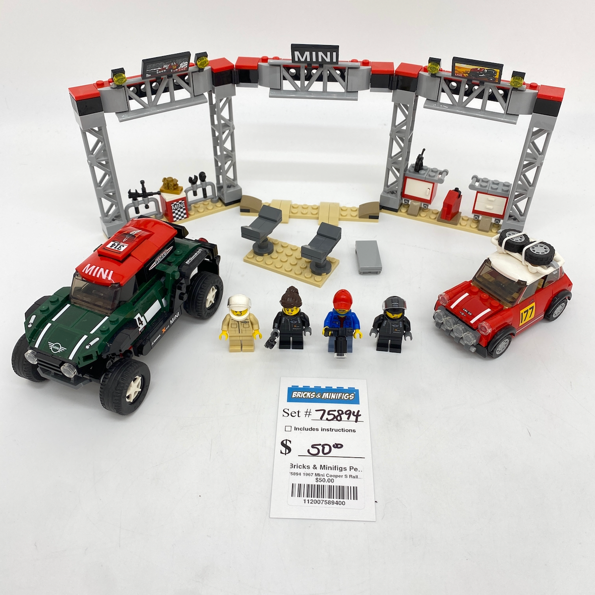 75894 1967 Mini Cooper S Rally and 2018 MINI John Cooper Works Buggy (U) product image 1, provided for visual reference and