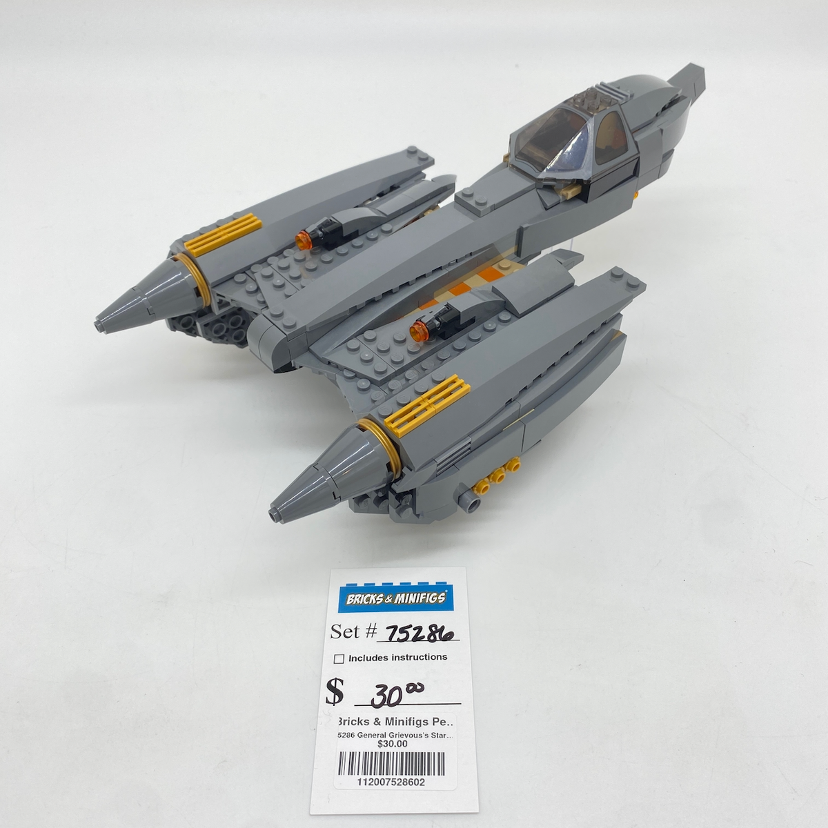 75286 General Grievous's Starfighter (U2) product image 1, provided for visual reference and product detail review