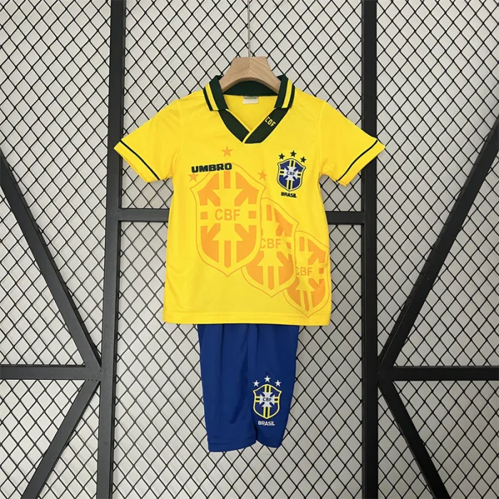 Retro Kids Brazil Home Jersey 93/94 product image 1