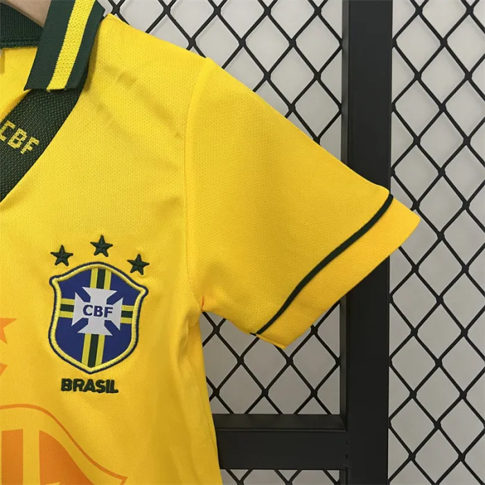 Retro Kids Brazil Home Jersey 93/94 product image 3