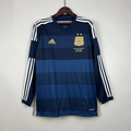 Argentina Jersey Away Kit 2014 Retro Long Sleeves Football product image 1