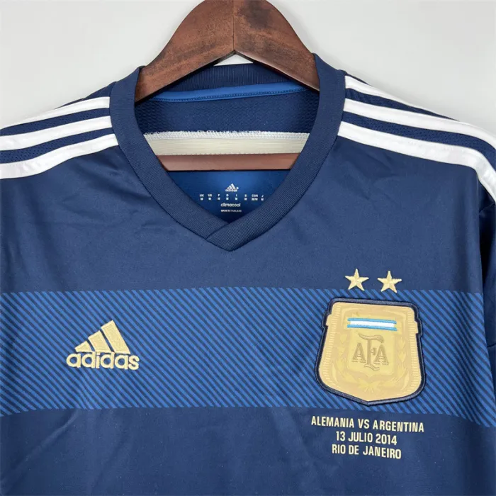 Argentina Jersey Away Kit 2014 Retro Long Sleeves Football product image 2
