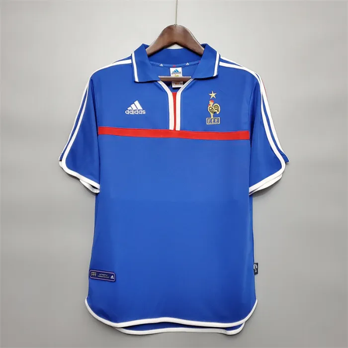 France Jersey Home Kit 2000 Retro Football Team Soccer Shirt product image 1
