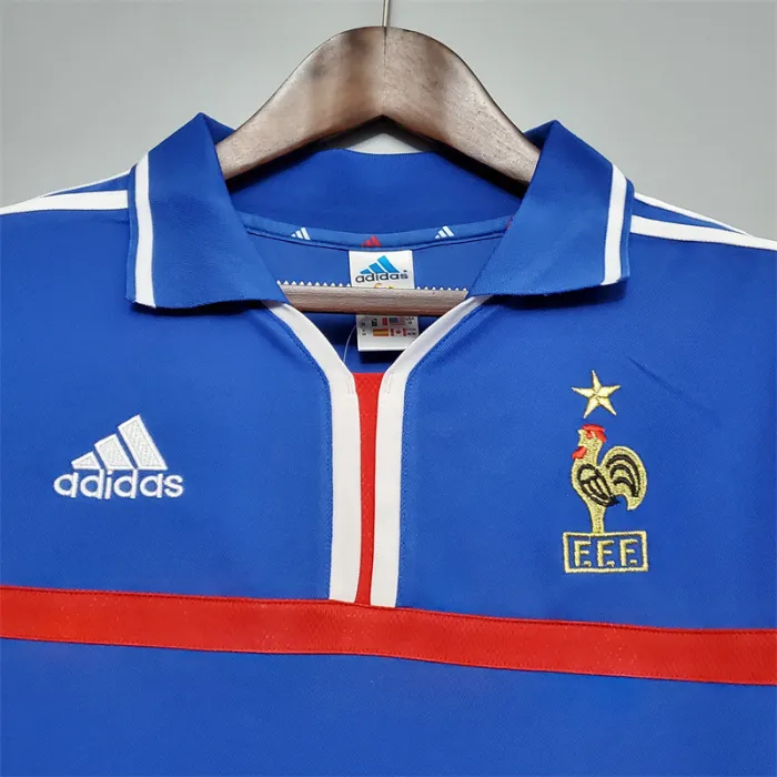 France Jersey Home Kit 2000 Retro Football Team Soccer Shirt product image 2