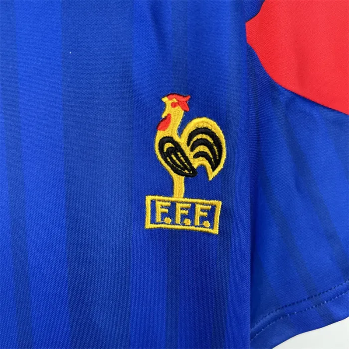 France Jersey Home Kit 1992 1994 Retro Football Team Soccer product image 3