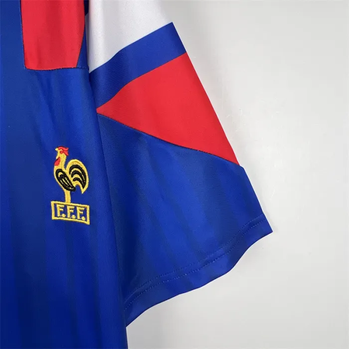 France Jersey Home Kit 1992 1994 Retro Football Team Soccer product image 5