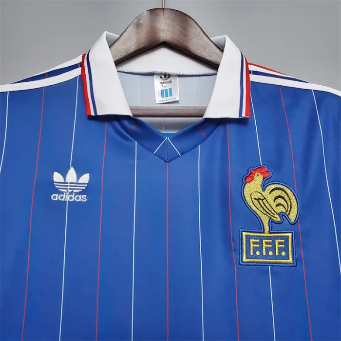 France Jersey Home Kit 1982 Retro Football Team Soccer Shirt product image 2