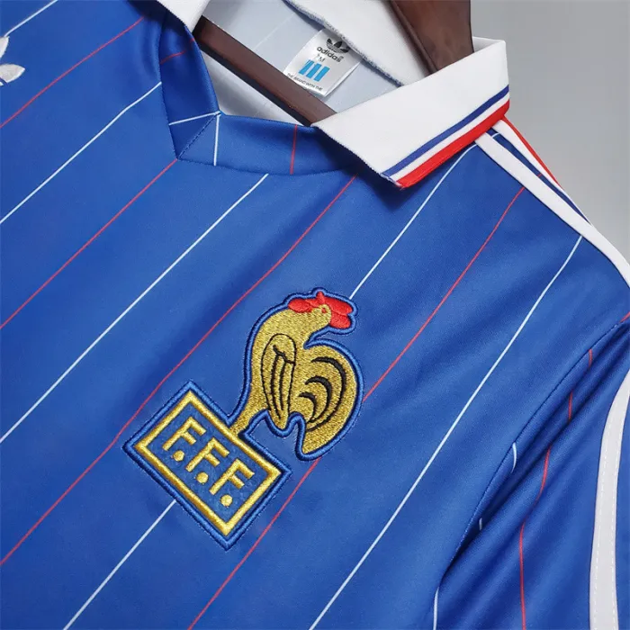 France Jersey Home Kit 1982 Retro Football Team Soccer Shirt product image 3