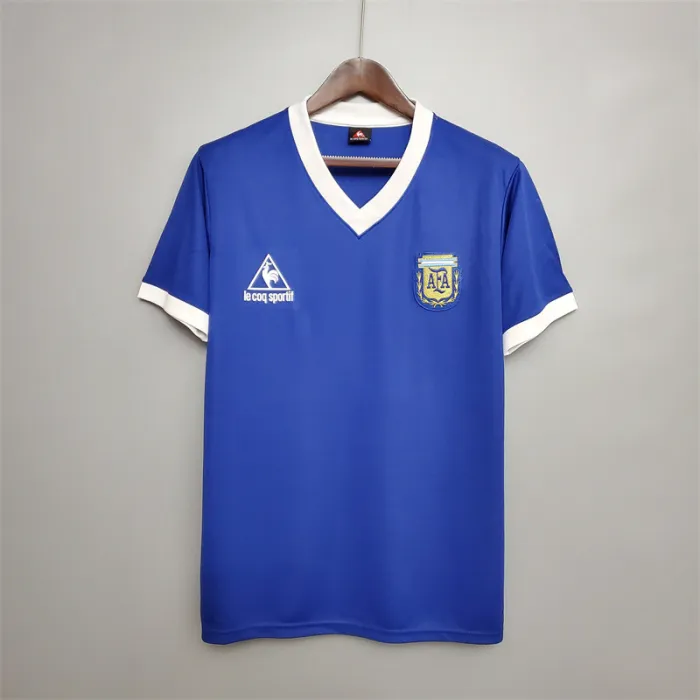 Argentina Jersey Away Kit 1986 Retro Football Team Soccer product image 1