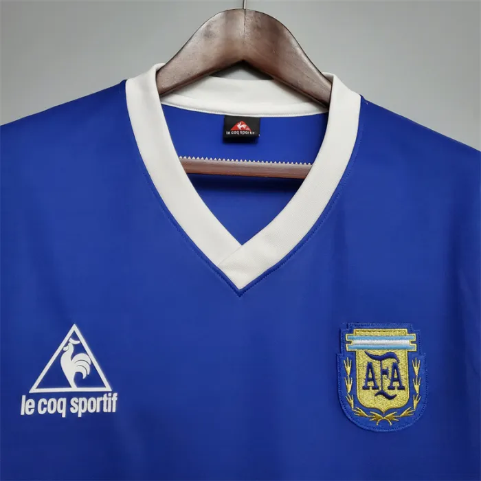 Argentina Jersey Away Kit 1986 Retro Football Team Soccer product image 2