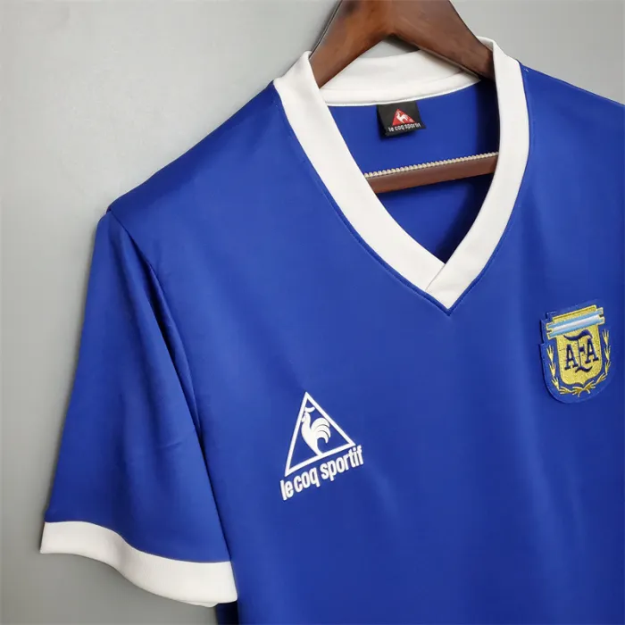 Argentina Jersey Away Kit 1986 Retro Football Team Soccer product image 5
