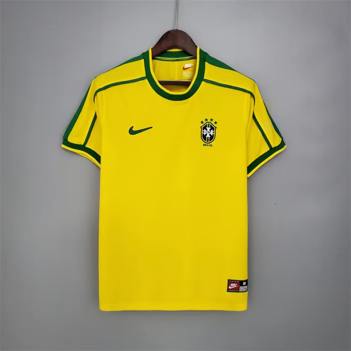 Brazil Jersey Home Kit 1998 Retro Football Team Soccer Shirt product image 1