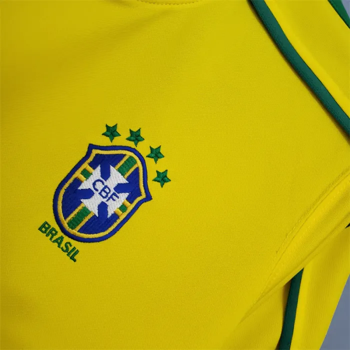 Brazil Jersey Home Kit 1998 Retro Football Team Soccer Shirt product image 3