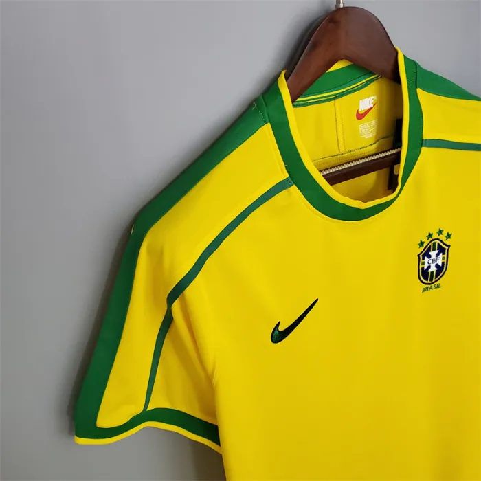 Brazil Jersey Home Kit 1998 Retro Football Team Soccer Shirt product image 6