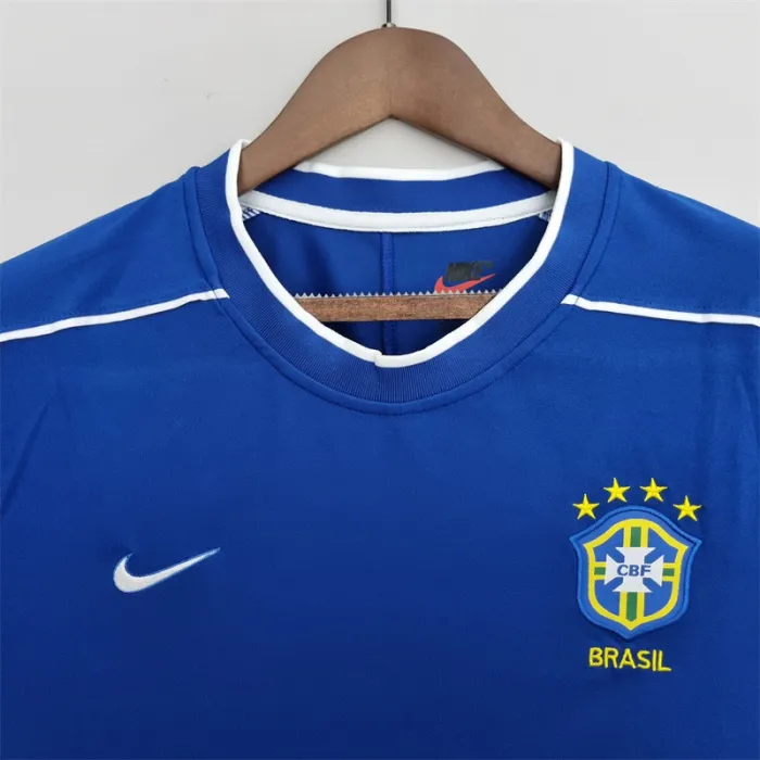 Brazil Jersey Away Kit 1998 Retro Football Team Soccer Shirt product image 2